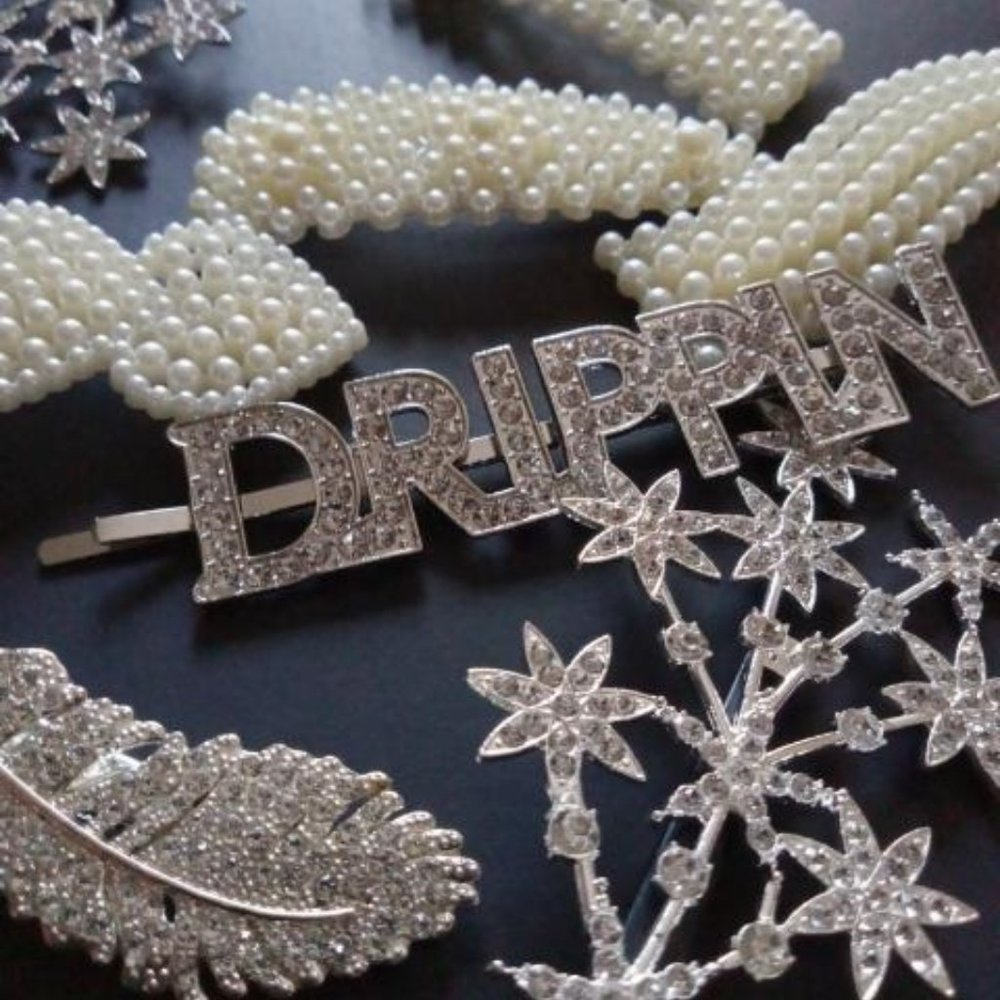 New Pearl Sexy Luxury Lady 8 Pack Hairclip Set